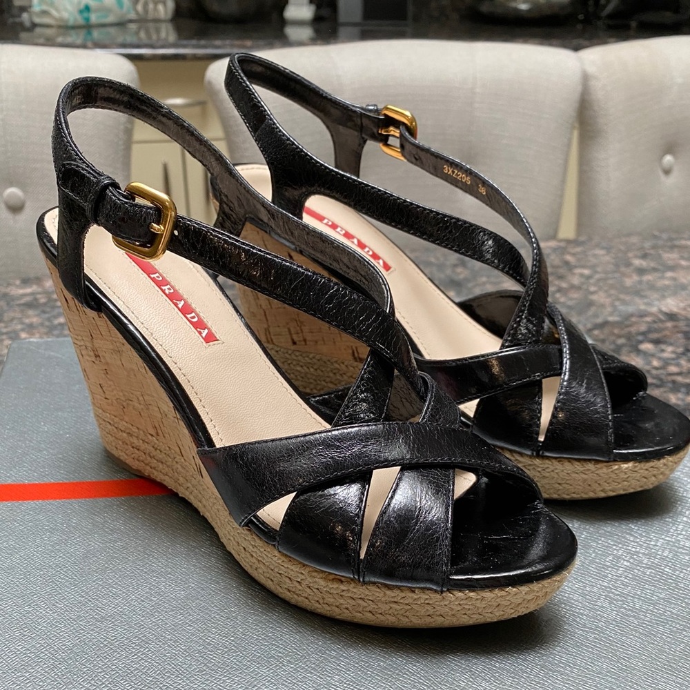 Prada women’s wedges